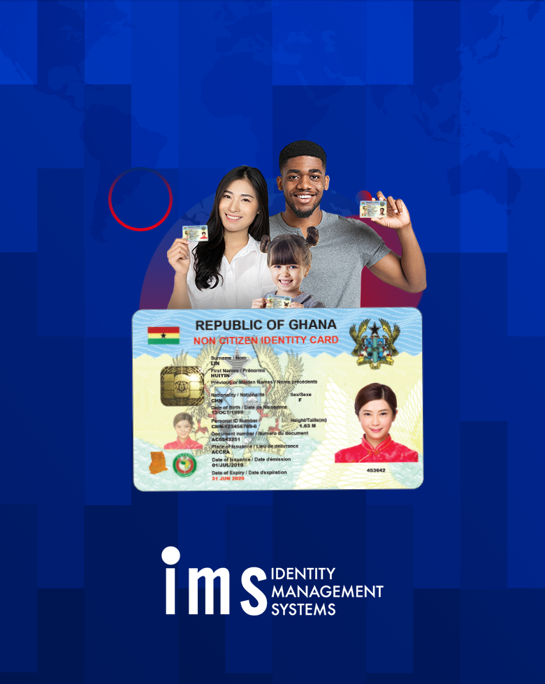 IMS Identity Management Systems - Family Holding Ghana National ID Cards