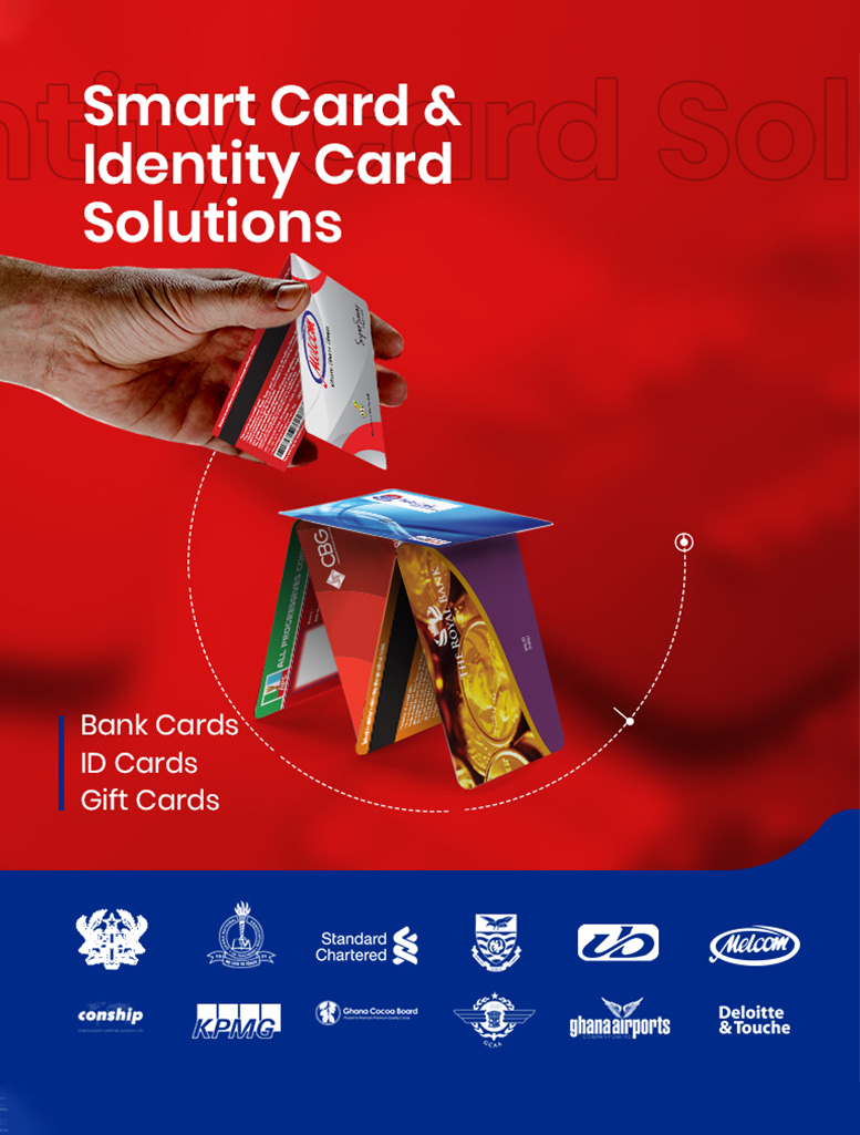 Custom Printed Smart Cards and Bank Cards for Enterprise Clients