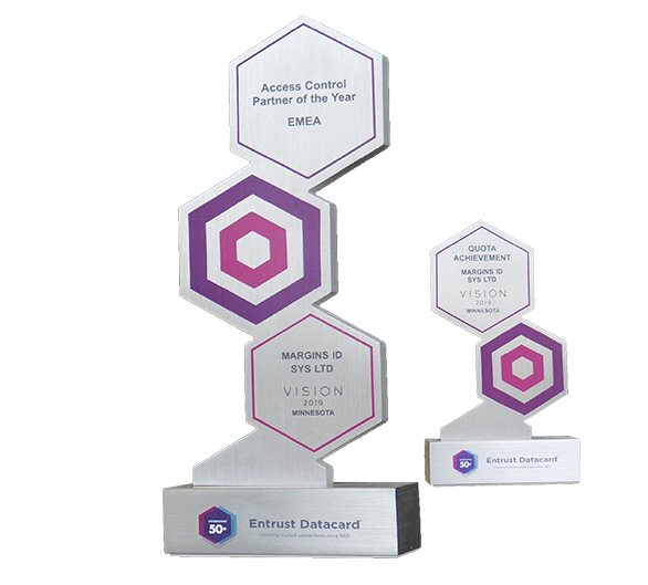 Entrust Datacard Access Control Partner of the Year EMEA - Margins ID Systems